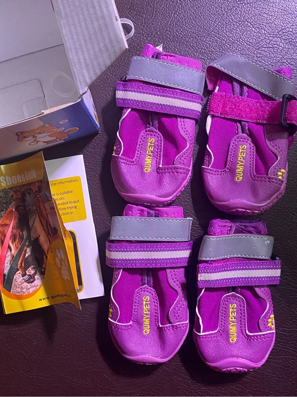 NWOT Dog Boots for Small Dogs - 4 Pack
